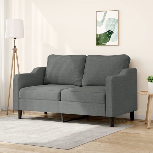 VidaXL 2místná pohovka 120 cm textil [359359] Barva: Černá