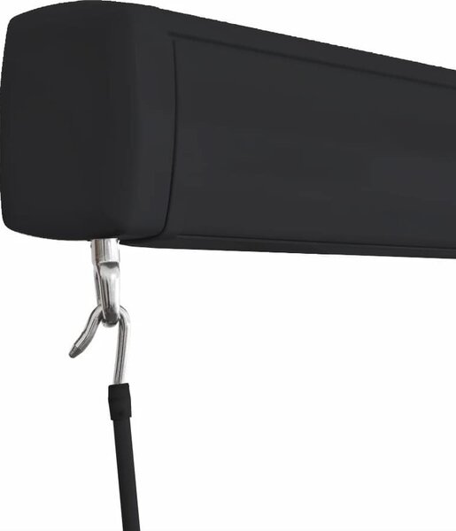 VidaXL Kazetová markýza s ručním ovládáním 400 x 300 cm [3052671] Barva: oranžová a hnědá (antracitový rám)