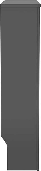 VidaXL Kryt radiátoru 78 x 19 x 81,5 cm Kompozitní dřevo [325562] Barva: Bílá