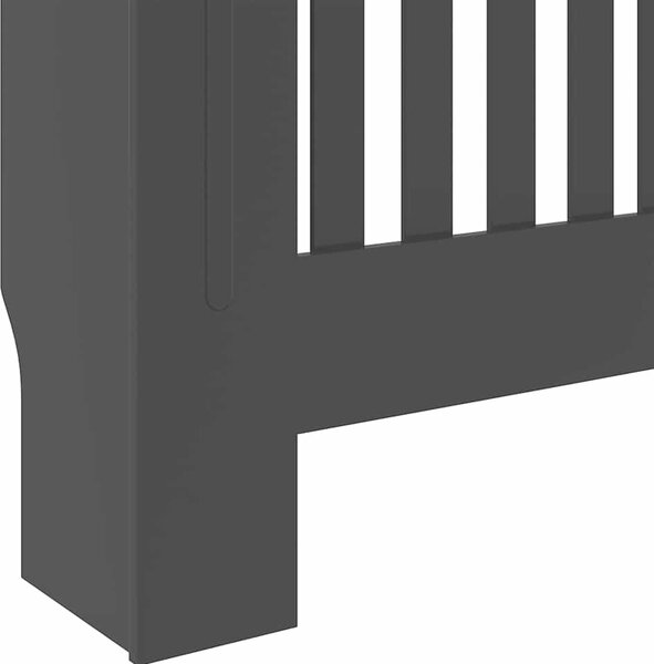 VidaXL Kryt radiátoru 78 x 19 x 81,5 cm Kompozitní dřevo [325562] Barva: Bílá