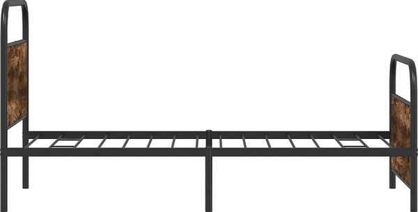 VidaXL Rám postele bez matrace 90x200 cm kompozitní dřevo [4100269] Barva: kouřový dub