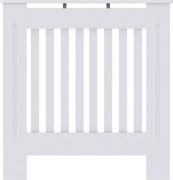 VidaXL Kryt radiátoru 78 x 19 x 81,5 cm Kompozitní dřevo [325562] Barva: Bílá