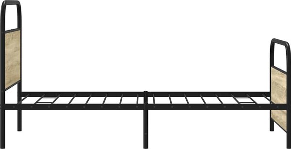 VidaXL Rám postele bez matrace 90x200 cm kompozitní dřevo [4100269] Barva: kouřový dub