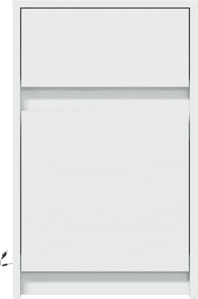 VidaXL LED noční skříňka 38 x 34 x 61 cm Kompozitní dřevo [852000] Barva: dub sonoma
