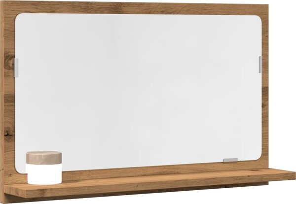VidaXL Koupelnová skříňka se zrcadlem 60x11x37 cm kompozit [856192] Barva: dub artisan