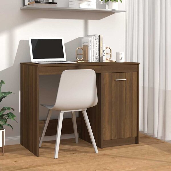 VidaXL Psací stůl 100 x 50 x 76 cm kompozitní dřevo [801796] Barva: dub sonoma