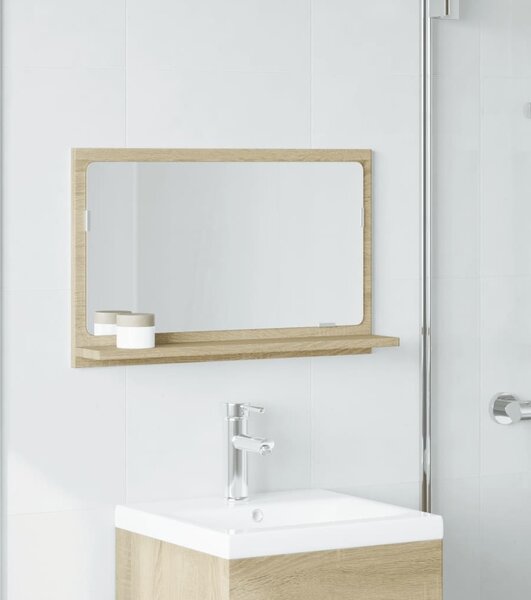 VidaXL Koupelnová skříňka se zrcadlem 60x11x37 cm kompozit [856192] Barva: dub artisan