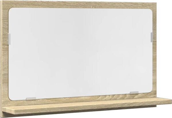 VidaXL Koupelnová skříňka se zrcadlem 60x11x37 cm kompozit [856192] Barva: dub artisan
