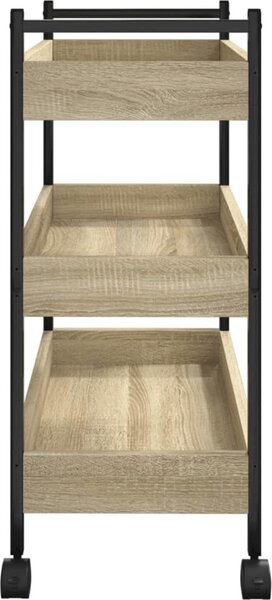 VidaXL Kuchyňský vozík 50 x 30 x 70 cm kompozitní dřevo [842357] Barva: dub artisan