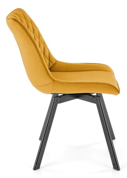 Halmar Jídelní židle K520 hořčicová