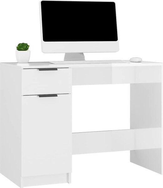 VidaXL Psací stůl 100 x 50 x 75 cm kompozitní dřevo [811499] Barva: Černý dub