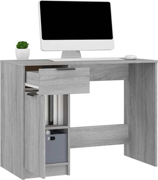 VidaXL Psací stůl 100 x 50 x 75 cm kompozitní dřevo [811499] Barva: Černý dub