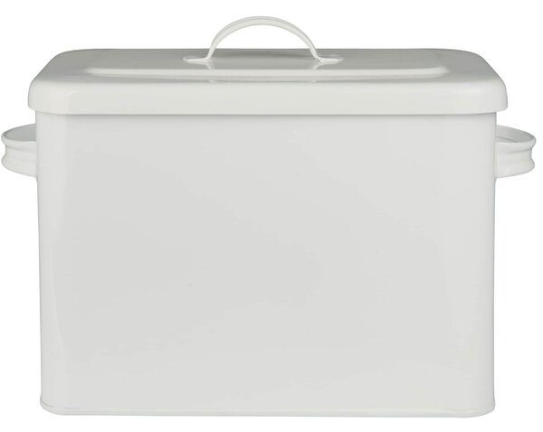 Plechový box s víkem White