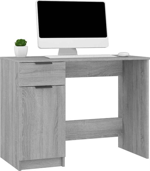 VidaXL Psací stůl 100 x 50 x 75 cm kompozitní dřevo [811499] Barva: Černý dub