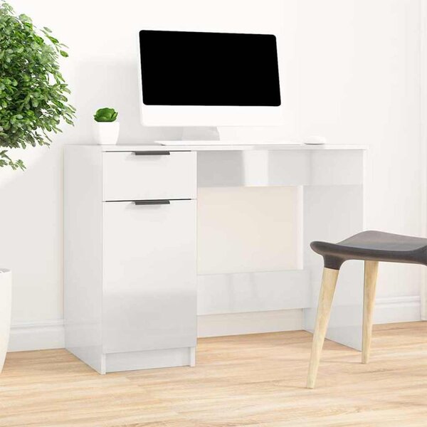 VidaXL Psací stůl 100 x 50 x 75 cm kompozitní dřevo [811499] Barva: Černý dub