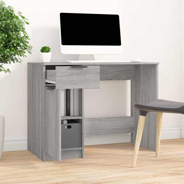 VidaXL Psací stůl 100 x 50 x 75 cm kompozitní dřevo [811499] Barva: Černý dub