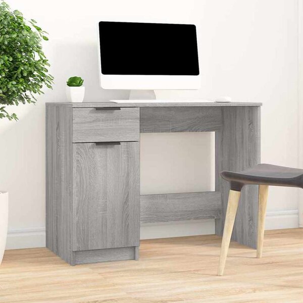 VidaXL Psací stůl 100 x 50 x 75 cm kompozitní dřevo [811499] Barva: Černý dub