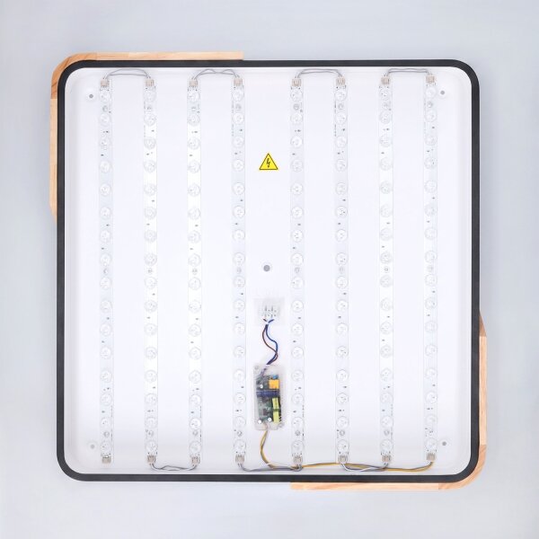 Brilagi - LED Stmívat. svítidlo PILANA LED/60W/230V dub/černá 56x56 cm + DO