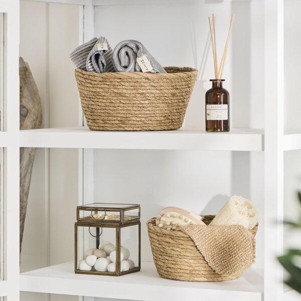 Úložný koš Natural Seagrass – set 2 ks