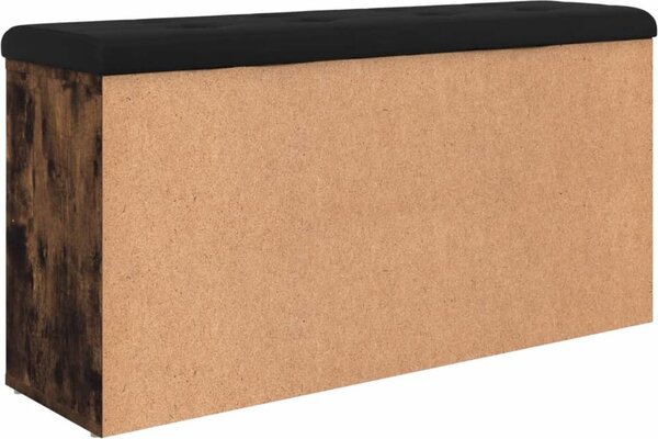 VidaXL Lavice s botníkem 102x32x50 cm Engineered Wood [835091] Barva: Betonová šedá