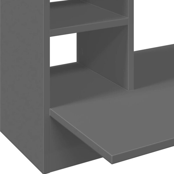 VidaXL Nástěnný psací stůl 105 x 48 x 75 cm kompozitní dřevo [847974] Barva: šedá sonoma