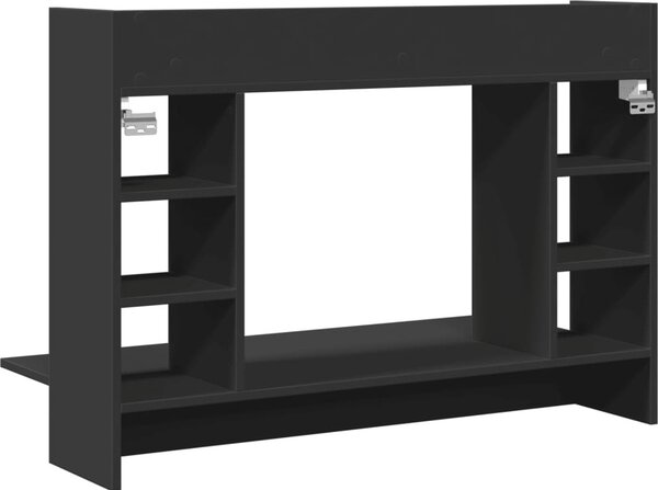 VidaXL Nástěnný psací stůl 105 x 48 x 75 cm kompozitní dřevo [847974] Barva: šedá sonoma