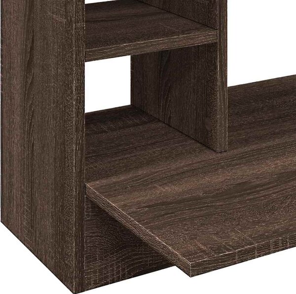 VidaXL Nástěnný psací stůl 105 x 48 x 75 cm kompozitní dřevo [847974] Barva: šedá sonoma