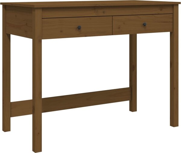 VidaXL Psací stůl se zásuvkami 100x50x78 cm masivní borové dřevo [824644] Barva: Přírodní