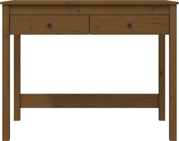 VidaXL Psací stůl se zásuvkami 100x50x78 cm masivní borové dřevo [824644] Barva: Přírodní