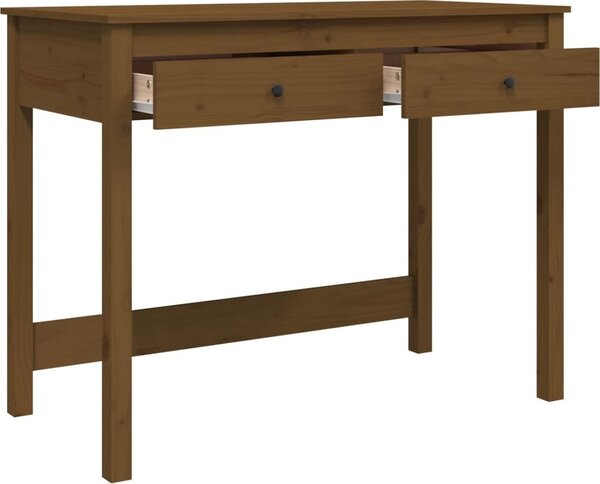 VidaXL Psací stůl se zásuvkami 100x50x78 cm masivní borové dřevo [824644] Barva: Přírodní