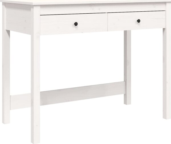 VidaXL Psací stůl se zásuvkami 100x50x78 cm masivní borové dřevo [824644] Barva: Přírodní