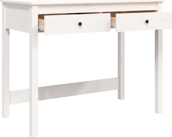 VidaXL Psací stůl se zásuvkami 100x50x78 cm masivní borové dřevo [824644] Barva: Přírodní