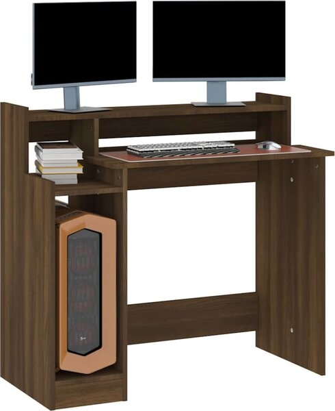 VidaXL Stůl 97 x 45 x 90 cm Kompozitní dřevo [805552] Barva: šedá sonoma
