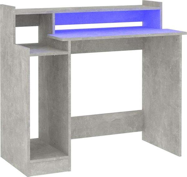 VidaXL Stůl 97 x 45 x 90 cm Kompozitní dřevo [805552] Barva: šedá sonoma