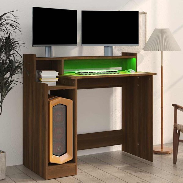 VidaXL Stůl 97 x 45 x 90 cm Kompozitní dřevo [805552] Barva: šedá sonoma