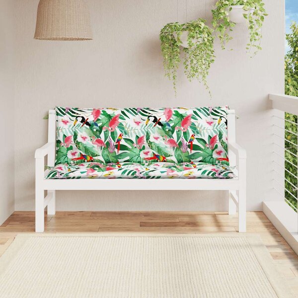 VidaXL Poduška na zahradní lavici 150x(50+50)x7 cm látka oxford [361711] Barva: Vícebarevný