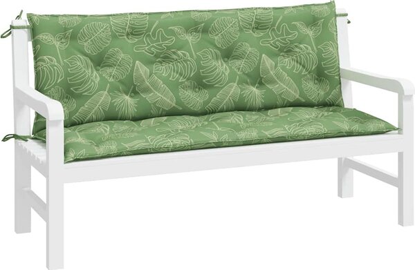 VidaXL Poduška na zahradní lavici 150x(50+50)x7 cm látka oxford [361711] Barva: Vícebarevný
