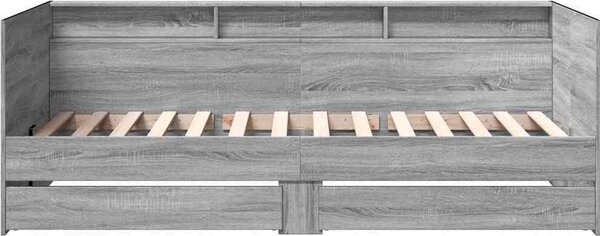 VidaXL Válenda se zásuvkami bez matrace 100 x 200 cm [3280844] Barva: Bílá