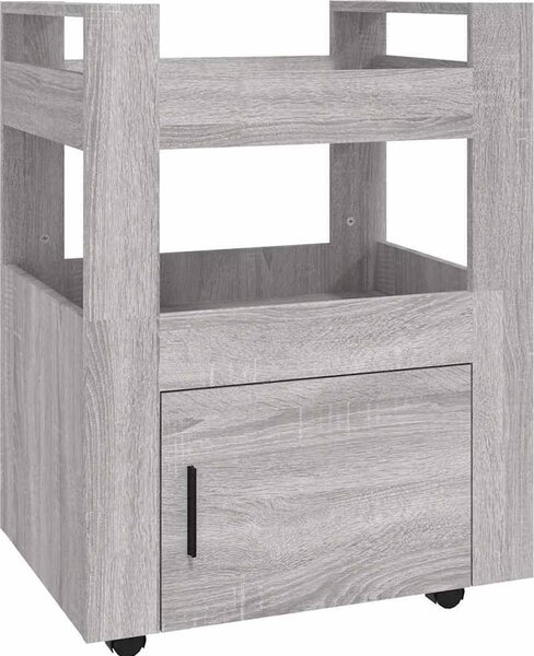 VidaXL Kuchyňský vozík 60 x 45 x 80 cm Kompozitní dřevo [816828] Barva: dub sonoma