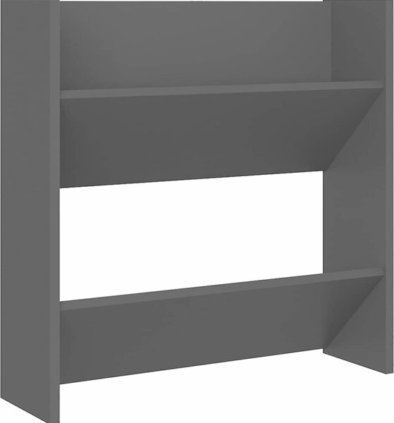 VidaXL Nástěnný botník 60 x 18 x 60 cm dřevotříska [806738] Barva: dub sonoma