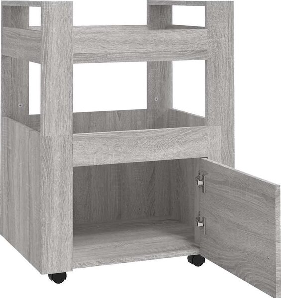 VidaXL Kuchyňský vozík 60 x 45 x 80 cm Kompozitní dřevo [816828] Barva: dub sonoma
