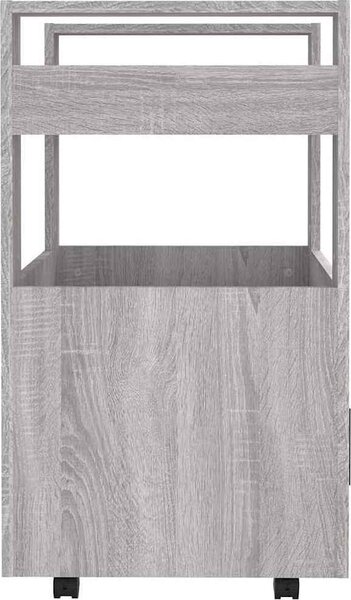 VidaXL Kuchyňský vozík 60 x 45 x 80 cm Kompozitní dřevo [816828] Barva: dub sonoma