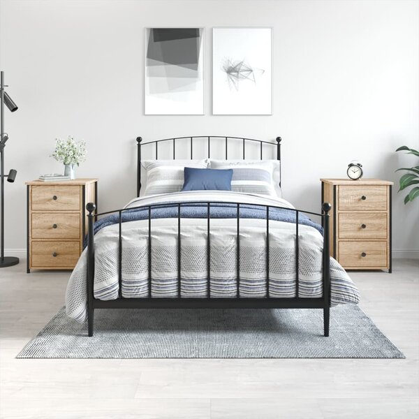 VidaXL Noční stolky 2 ks 40 x 36 x 60 cm kompozitní dřevo [826002] Barva: dub sonoma