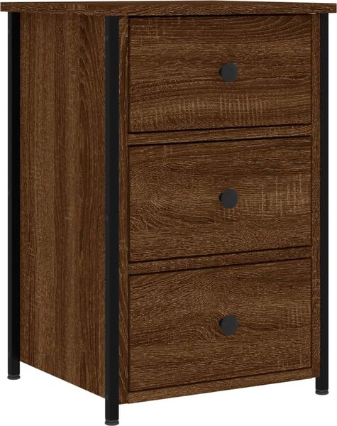 VidaXL Noční stolky 2 ks 40 x 36 x 60 cm kompozitní dřevo [826002] Barva: dub sonoma