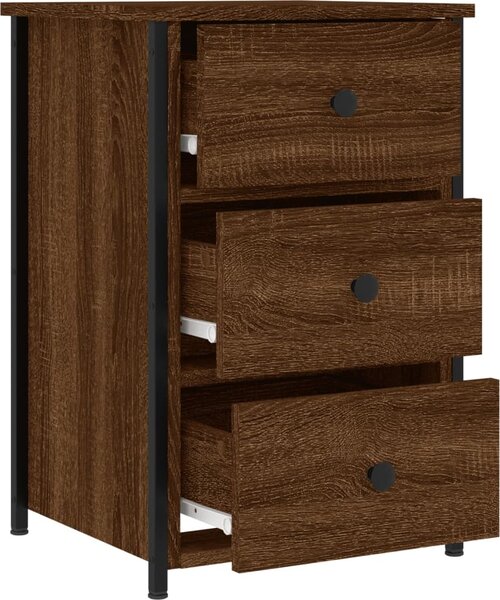 VidaXL Noční stolky 2 ks 40 x 36 x 60 cm kompozitní dřevo [826002] Barva: dub sonoma