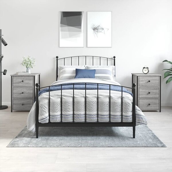 VidaXL Noční stolky 2 ks 40 x 36 x 60 cm kompozitní dřevo [826002] Barva: dub sonoma