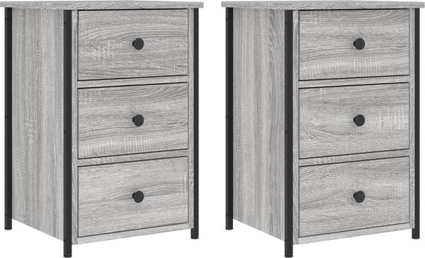 VidaXL Noční stolky 2 ks 40 x 36 x 60 cm kompozitní dřevo [826002] Barva: dub sonoma