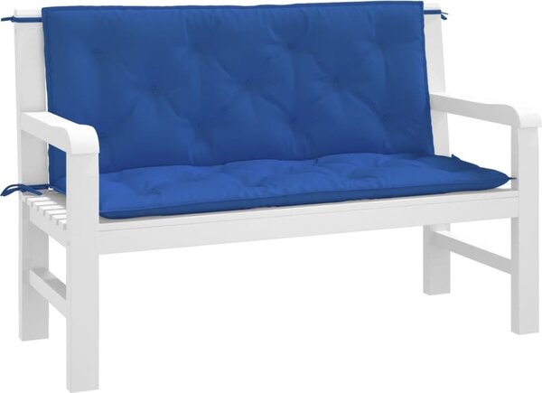 VidaXL Podušky na zahradní lavici 2 ks 120x50x7cm látka oxford [361681] Barva: antracitová