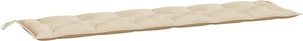 VidaXL Poduška na zahradní lavici 200x50x7cm látka oxford [361641] Barva: vínová červená