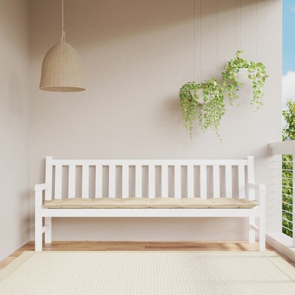 VidaXL Poduška na zahradní lavici 200x50x7cm látka oxford [361641] Barva: vínová červená